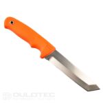 Linder Worker Super Edge 8 Fixed-Blade Knife - Orange Handle » Dulotec.com