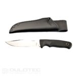 Linder Super Edge 5 Fixed-Blade Knife - Black Handle » Dulotec.com