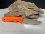 Linder Super Edge 1 Fixed-Blade Knife - Orange Handle » Dulotec.com