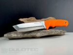 Linder Worker Super Edge 8 Fixed-Blade Knife - Orange Handle » Dulotec.com