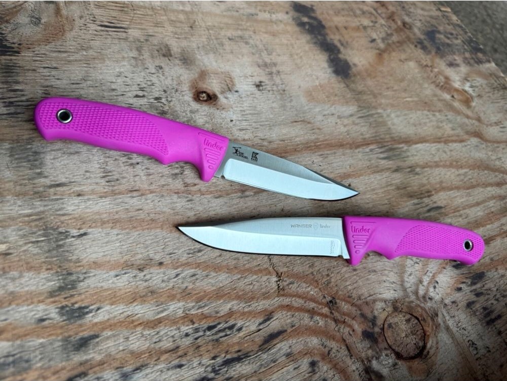 Linder Joe Vogel Evo-X Super Edge 7 Fixed-Blade Knife - Pink Handle » Dulotec.com Linder Joe Vogel Evo-X Super Edge 7 Fixed-Blade Knife - Pink Handle » Dulotec.com