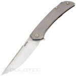 SRM 255L-MN Folding Knife - Micarta handle and 10Cr15MoV steel » Dulotec.com