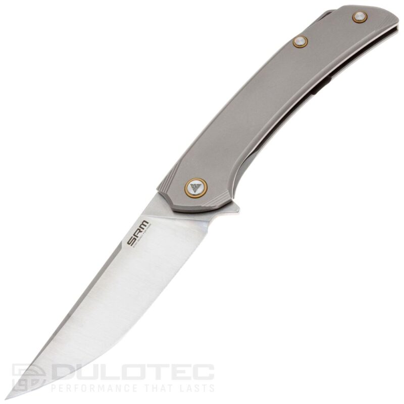 SRM 1411-TZ Folding Knife - Titanium Handle and 154CM Steel » Dulotec.com