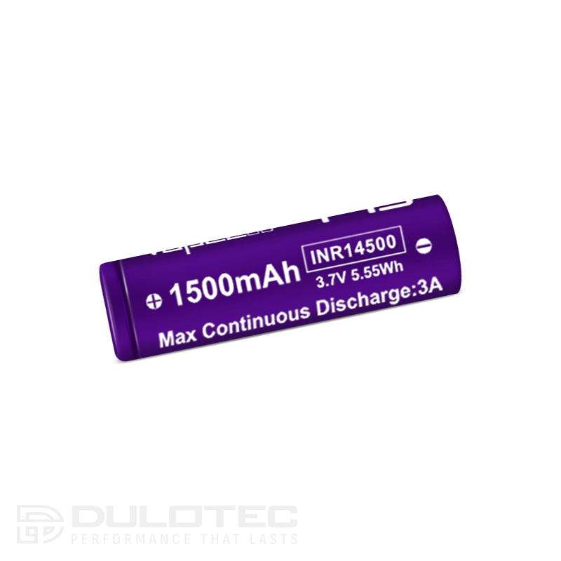 Vapcell 14500 F15 1500mAh 3A Battery » Dulotec.com