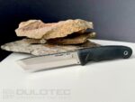 Linder Worker Super Edge 8 Fixed-Blade Knife — Black Handle » Dulotec.com