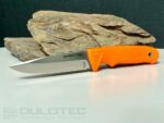 Linder Joe Vogel Evo-X Super Edge 7 Fixed-Blade Knife — Orange Handle » Dulotec.com