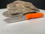 Linder Super Edge 2 Fixed-Blade Knife - Orange Handle » Dulotec.com