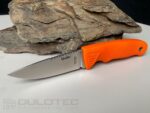 Linder Super Edge 1 Fixed-Blade Knife - Orange Handle » Dulotec.com