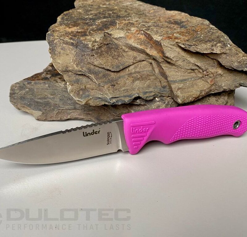 Linder Super Edge 1 Fixed-Blade Knife - Pink Handle » Dulotec.com