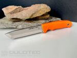 Linder Worker Super Edge 8 Fixed-Blade Knife - Orange Handle » Dulotec.com