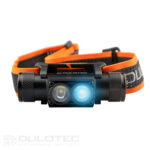 Powerful Dulotec H2 V2.0 headlamp + 3000 mAh battery, with white and red light » Dulotec.com
