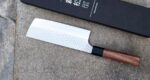 Suncraft Kouhei-Shinmatsu ZDP-189 Nakiri Silver Kitchen Knife, 170 mm » Dulotec.com