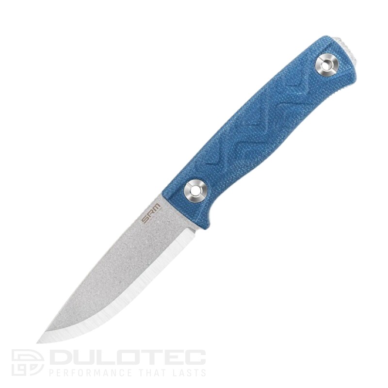 SRM 702T Travel Knife with a Fixed Blade Made of Sandvik 14C28N » Dulotec.com