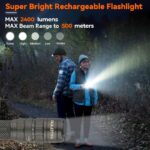 Dulotec Ringo High-Power Flashlight, 2,400 lumens, up to 500 meters on a single battery charge » Dulotec.com