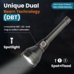 Powerful Long-Range Flashlight Dulotec Tracker 1300 - Up to 6,500 lumens, up to 1,300 meters » Dulotec.com