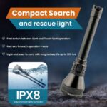Powerful Long-Range Flashlight Dulotec Tracker 1300 - Up to 6,500 lumens, up to 1,300 meters » Dulotec.com