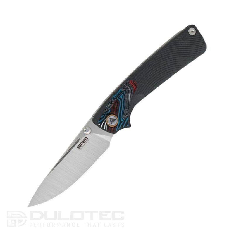 SRM 106M-GK Folding Knife - G10 handle and 14C28N steel » Dulotec.com
