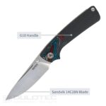 SRM 106M-GK Folding Knife - G10 handle and 14C28N steel » Dulotec.com
