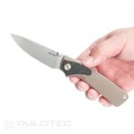 SRM 106M-GW Folding Knife - G10 handle and 14C28N steel » Dulotec.com