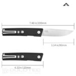 SRM 401LC-GB Folding Knife - G10 handle and 10Cr15MoV steel » Dulotec.com