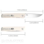 SRM 401LC-GT Folding Knife - G10 handle and 10Cr15MoV steel » Dulotec.com
