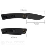 SRM 105M-GB Folding Knife - G10 handle and 14C28N steel » Dulotec.com