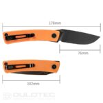 SRM 105M-GJ Folding Knife - G10 handle and 14C28N steel » Dulotec.com