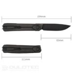 SRM 135-GB Folding Knife - G10 handle and 14C28N steel » Dulotec.com