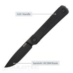 SRM 135-GB Folding Knife - G10 handle and 14C28N steel » Dulotec.com