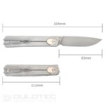 SRM 135-GT Folding Knife - G10 handle and 14C28N steel » Dulotec.com