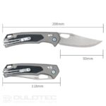 SRM Retriever 9203-AK Folding Knife - Aluminum Alloy Handle and Laminated 140Cr Steel » Dulotec.com