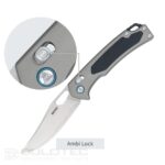 SRM Retriever 9203-AK Folding Knife - Aluminum Alloy Handle and Laminated 140Cr Steel » Dulotec.com