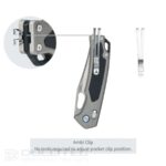 SRM Retriever 9203-AK Folding Knife - Aluminum Alloy Handle and Laminated 140Cr Steel » Dulotec.com