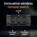 Dulotec Multi Zoom Flashlight, 1,200 lumens, up to 1,300 meters, with remote control » Dulotec.com