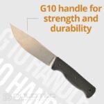 Dulotec Camper Fixed-Blade Knife – G10 handle and 14C28N stainless steel blade » Dulotec.com