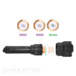 Dulotec Multi Zoom Flashlight, 1,200 lumens, up to 1,300 meters, with remote control » Dulotec.com