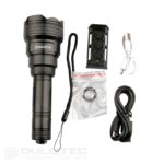 Dulotec Multi Zoom Flashlight, 1,200 lumens, up to 1,300 meters, with remote control » Dulotec.com
