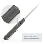 SRM 251MB-GX Folding Knife - G10 handle and N690 steel » Dulotec.com