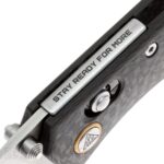 SRM Medal 255L-CB Folding Knife — carbon fiber handle and laminated 140Cr steel » Dulotec.com