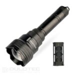 Dulotec Multi Zoom Flashlight, 1,200 lumens, up to 1,300 meters, with remote control » Dulotec.com