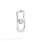 SK042E Stainless Steel Carabiner Key Ring » Dulotec.com