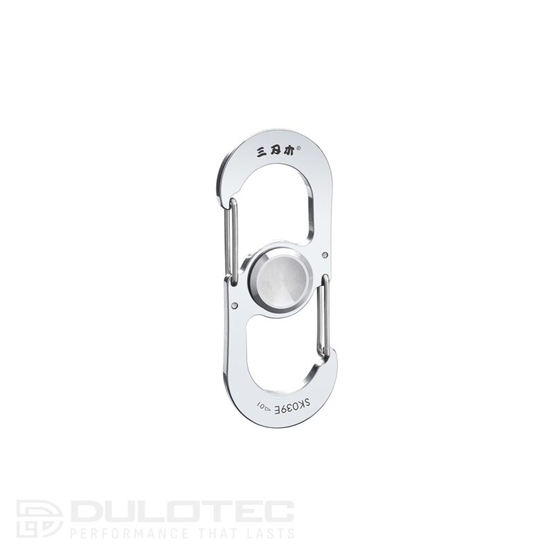 SK039E Stainless Steel Carabiner Key Ring » Dulotec.com