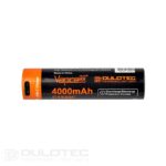Vapcell Dulotec 18650 4000mAh 10A Battery - C1840C with Protection and USB-C Charging » Dulotec.com