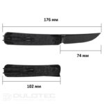 SRM 131M-GB Enso Folding Knife - G10 handle and 14C28N steel » Dulotec.com