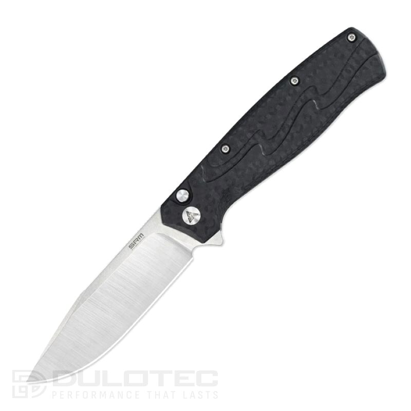 SRM 221X-GB Folding Knife - G10 handle and 14C28N steel » Dulotec.com
