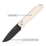 SRM 258L-GT2 Terrier Folding Knife - G10 handle and laminated 140Cr steel » Dulotec.com