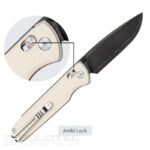SRM 258L-GT2 Terrier Folding Knife - G10 handle and laminated 140Cr steel » Dulotec.com