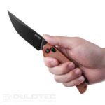 Asika SRM 411L-MN Folding Knife - Micarta handle and 14C28N steel » Dulotec.com