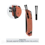 Asika SRM 411L-MN Folding Knife - Micarta handle and 14C28N steel » Dulotec.com