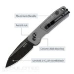 SRM 7229-AK Scout Folding Knife - aluminum alloy handle and 14C28N steel » Dulotec.com